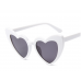 Sunglasses Heart - White